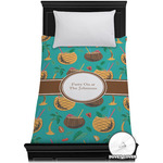 Coconut Drinks Duvet Cover - Twin XL (Personalized)