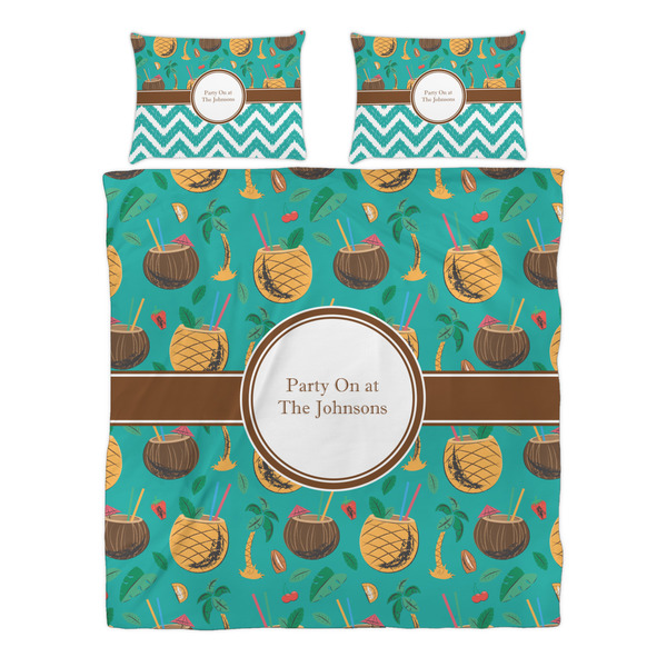 Coconut Drinks Duvet cover Set - Queen - Alt Approval
