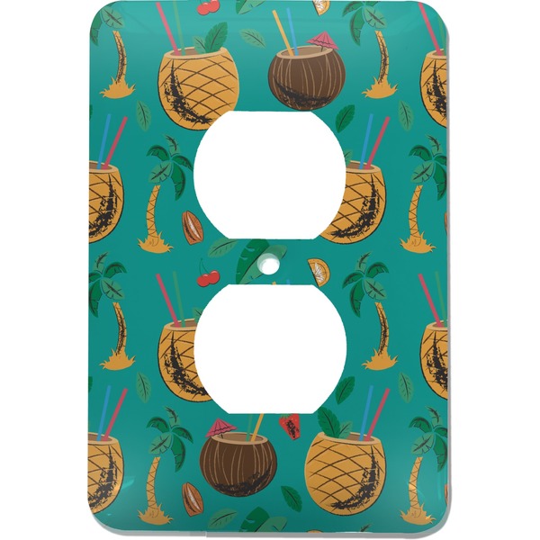 Custom Coconut Drinks Electric Outlet Plate