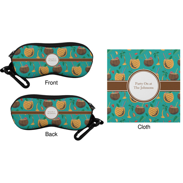 Coconut Drinks Eyeglass Case & Cloth (Approval)