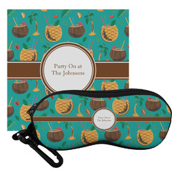Coconut Drinks Eyeglass Case & Cloth (Personalized)