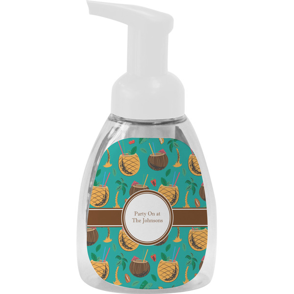 Custom Coconut Drinks Foam Soap Bottle - White (Personalized)