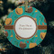 Coconut Drinks Frosted Glass Ornament - Round (Lifestyle)
