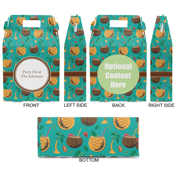 Coconut Drinks Gable Favor Box - Approval