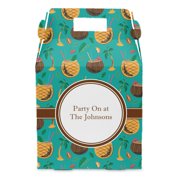 Coconut Drinks Gable Favor Box - Front
