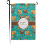 Coconut Drinks Small Garden Flag - Single Sided w/ Name or Text