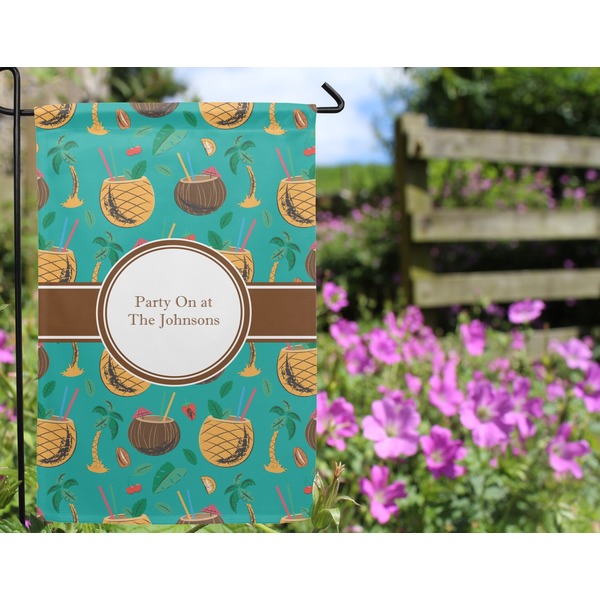 Coconut Drinks Garden Flag - Outside In Flowers