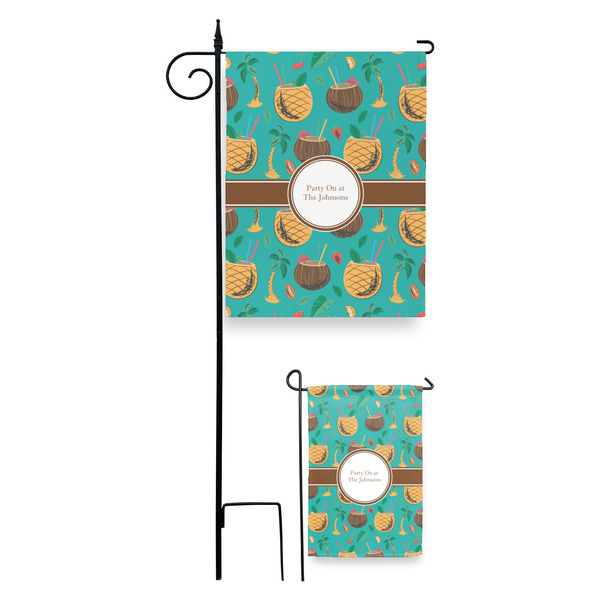 Coconut Drinks Garden Flag - PARENT/MAIN