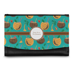 Coconut Drinks Genuine Leather Women's Wallet - Small (Personalized)