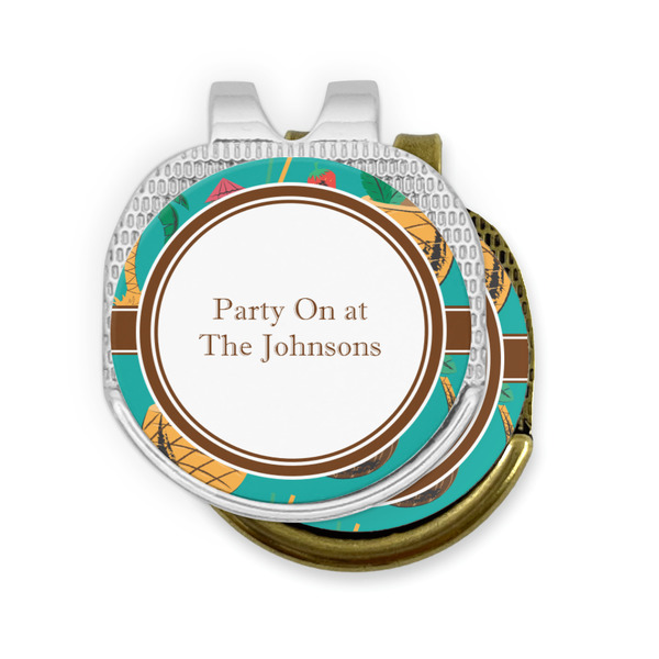 Coconut Drinks Golf Ball Marker Hat Clip - PARENT/MAIN