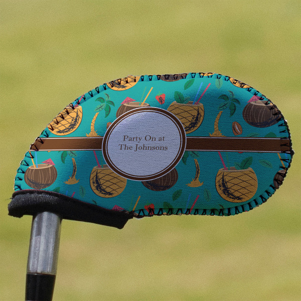 Custom Coconut Drinks Golf Club Iron Cover (Personalized)