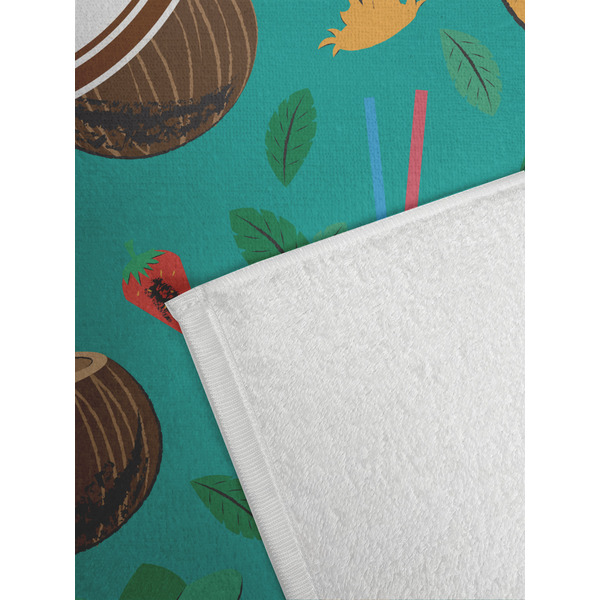 Coconut Drinks Golf Towel - Detail