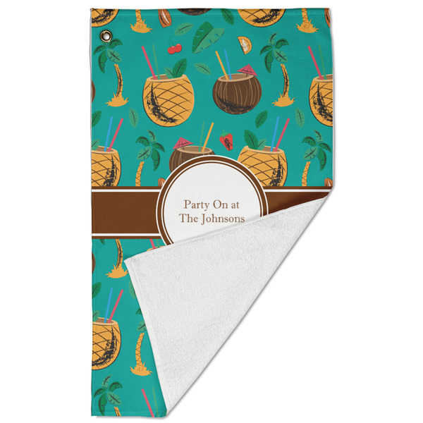 Coconut Drinks Golf Towel - Folded (Large)