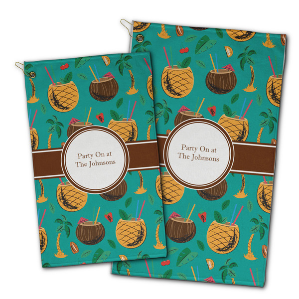 Coconut Drinks Golf Towel - PARENT (small and large)