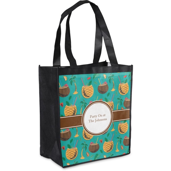 Custom Coconut Drinks Grocery Bag (Personalized)