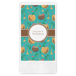 Coconut Drinks Guest Towels - Full Color (Personalized)