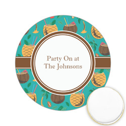 Coconut Drinks Printed Cookie Topper - 2.15" (Personalized)