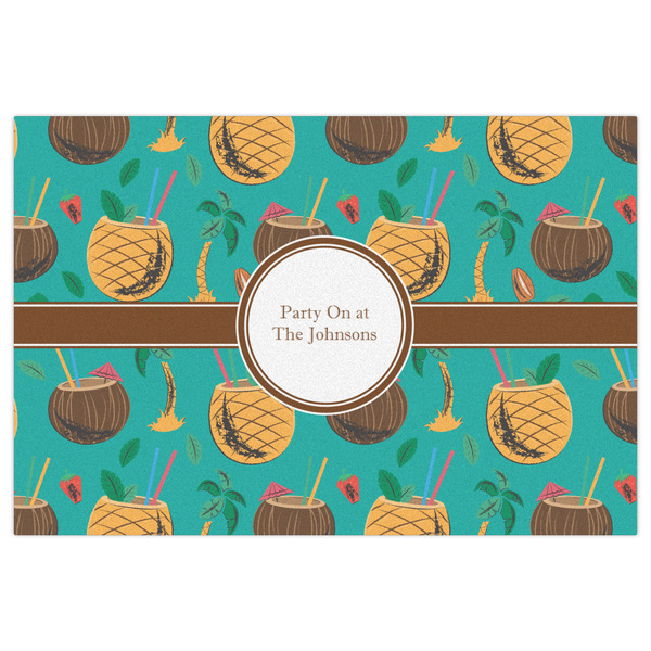 Coconut Drinks Indoor / Outdoor Rug - 4'x6' - Front Flat