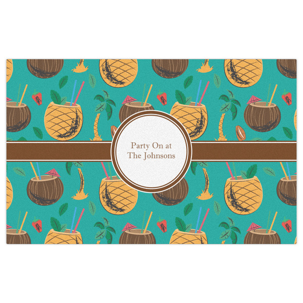 Coconut Drinks Indoor / Outdoor Rug - 5'x8' - Front Flat