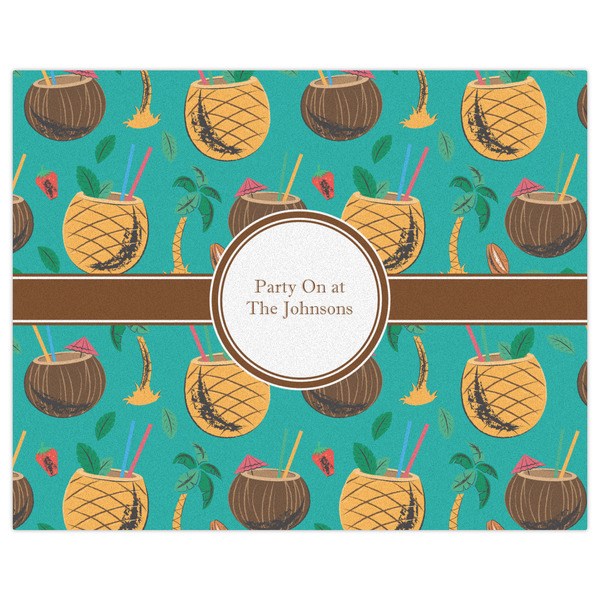 Coconut Drinks Indoor / Outdoor Rug - 8'x10' - Front Flat
