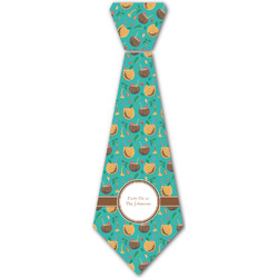 Coconut Drinks Iron On Tie - 4 Sizes w/ Name or Text