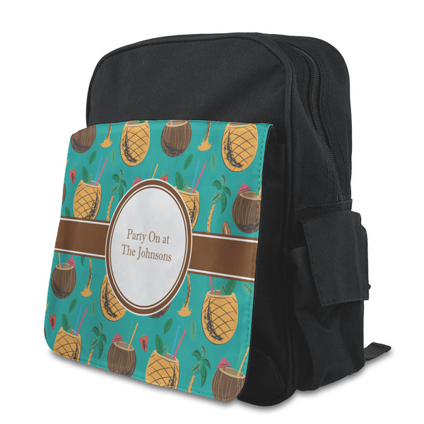 Custom Coconut Drinks Preschool Backpack (Personalized)