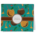 Coconut Drinks Kitchen Towel - Poly Cotton w/ Name or Text
