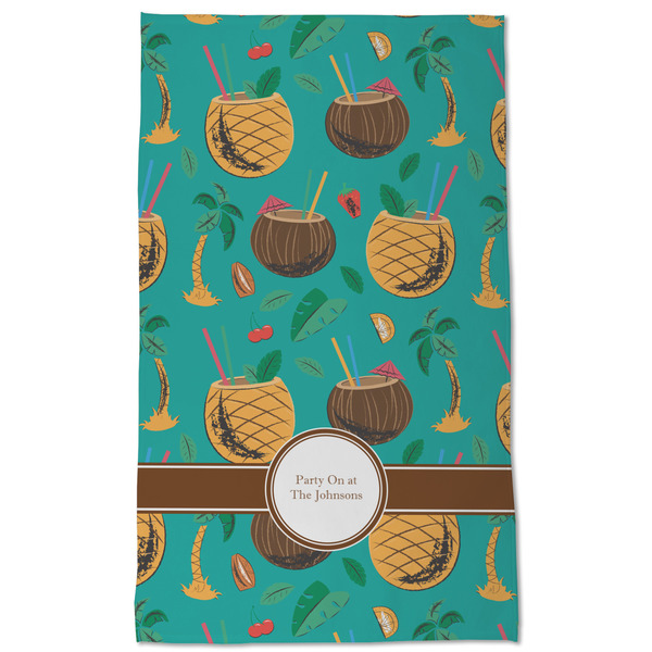 Coconut Drinks Kitchen Towel - Poly Cotton - Full Front