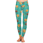 Coconut Drinks Ladies Leggings - 2X-Large