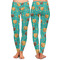 Coconut Drinks Ladies Leggings - Front and Back
