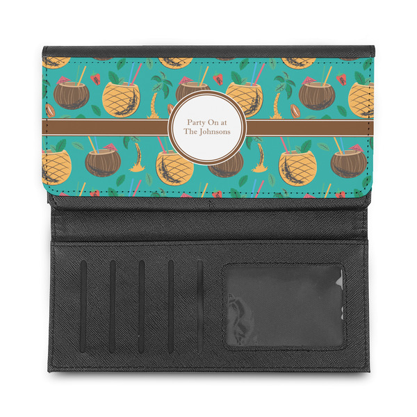 Coconut Drinks Ladies Wallet - Half Way Open