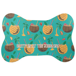 Coconut Drinks Bone Shaped Dog Food Mat (Personalized)