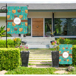 Coconut Drinks Large Garden Flag - Single Sided (Personalized)