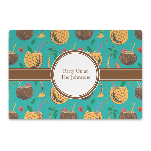 Custom Coconut Drinks Large Rectangle Car Magnet (Personalized)