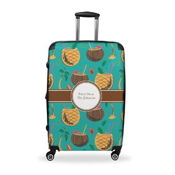 Coconut Drinks Suitcase - 28" Large - Checked w/ Name or Text