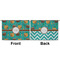 Coconut Drinks Large Zipper Pouch Approval (Front and Back)
