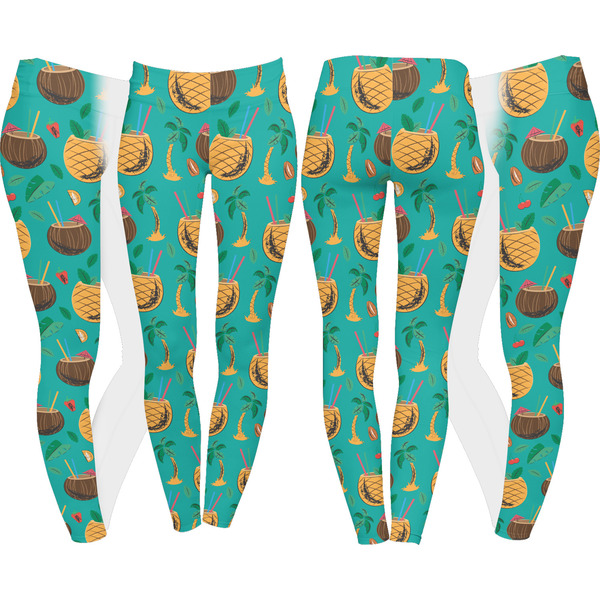 Coconut Drinks Leggings Turn Around - Apvl