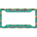 Coconut Drinks License Plate Frame (Personalized)