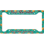 Coconut Drinks License Plate Frame - Style A (Personalized)