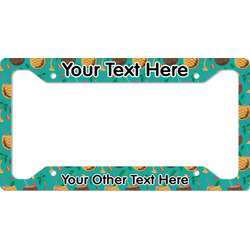Coconut Drinks License Plate Frame (Personalized)