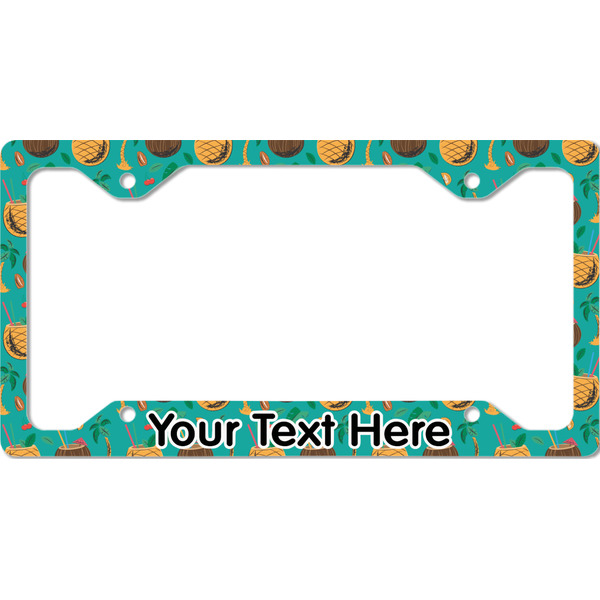 Coconut Drinks License Plate Frame - Style C