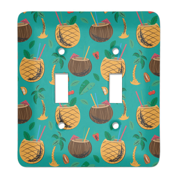 Custom Coconut Drinks Light Switch Cover (2 Toggle Plate)
