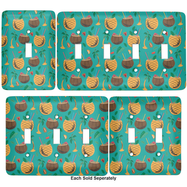 Coconut Drinks Light Switch Covers all sizes