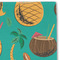 Coconut Drinks Linen Placemat - DETAIL