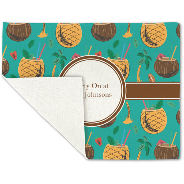 Coconut Drinks Linen Placemat - Folded Corner (single side)