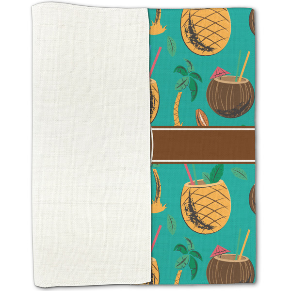 Coconut Drinks Linen Placemat - Folded Half