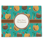 Coconut Drinks Single-Sided Linen Placemat - Single w/ Name or Text
