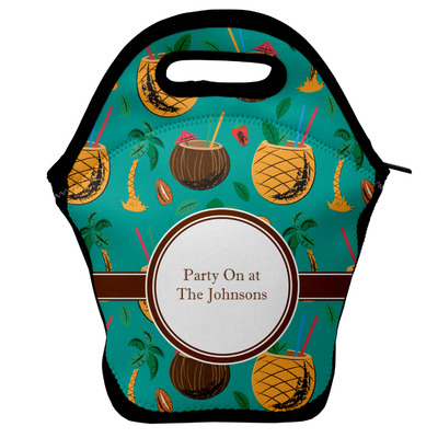 Coconut Drinks Lunch Bag w/ Name or Text