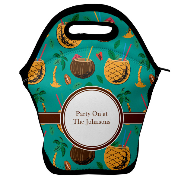 Custom Coconut Drinks Lunch Bag w/ Name or Text