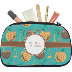 Coconut Drinks Makeup / Cosmetic Bag - Medium (Personalized)